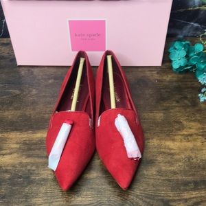 kate spade new york Womens Adore Tassel Pointed-T Deep Rubine 7.5M